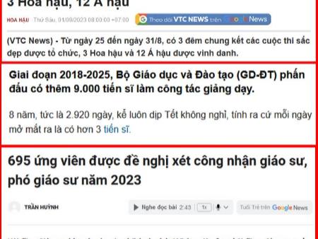Giờ đây, chúng ta ra đường không gặp hoa hậu thì cũng đụng phải người thông thái!