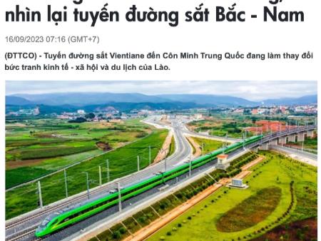 Đã đến lúc phải nhìn thẳng vào thực tế là: Chỉ có TQ làm được đường sắt Bắc Nam, và Phải cho TQ làm.